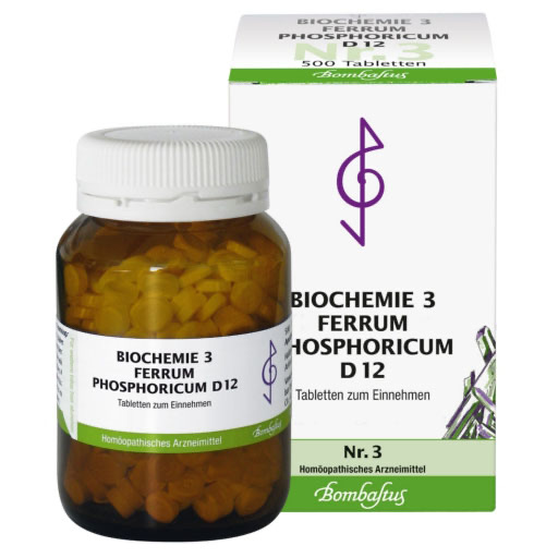 BIOCHEMIE 3 Ferrum phosphoricum D 12 Tabletten