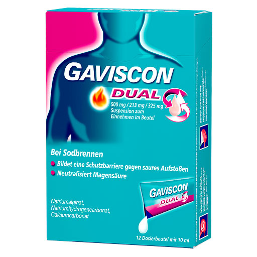 GAVISCON Dual 500mg/213mg/325mg Susp.z.Einn.Btl.
