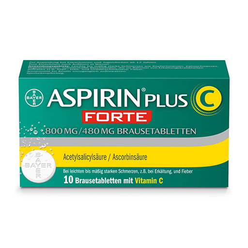 ASPIRIN plus C forte 800 mg/480 mg Brausetabletten